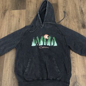 Men's Black Graphic Hoodie